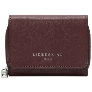 Liebeskind Berlin Geldbörse Wallet, aus echtem Schafsleder mit RFID-Blocker Schutz rot