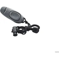 Hunter 2in1 Clicker mit Umhängeband Hundepfeife grau one-Size