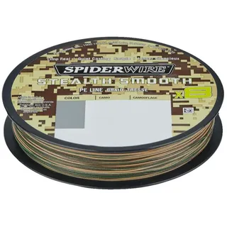 Spiderwire Stealth Smooth 8 Geflochtene Schnur 300 M - Camo - 0.290 mm