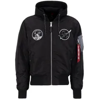 Alpha Industries »Alpha Industries Men - Bomber Jackets MA-1 VF Hood Dark Side«, schwarz