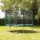 Relaxdays Trampolin Leiter Silber 96 cm