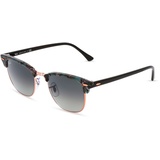 Ray Ban Clubmaster RB3016 125571 51-21 gloss spotted grey and green/grey