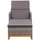 vidaXL Sonnenliege 200 x 70 x 90 cm grau/anthrazit