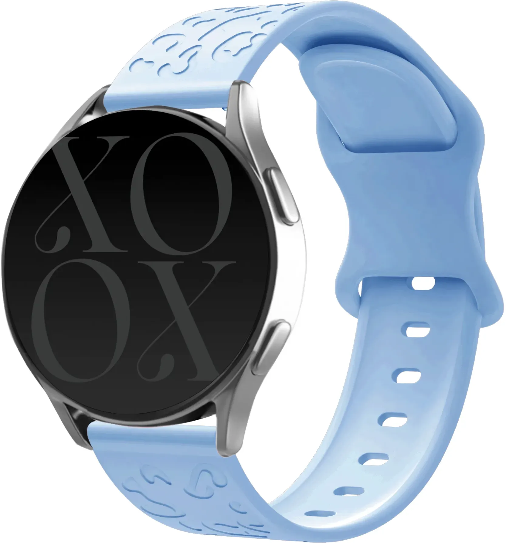 xoxo Wildhearts Honor Magic Watch 2 Armband Silikon für Honor Magic Watch 2 - 42mm - Wildhearts Hellblau