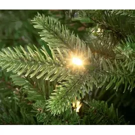 Dehner künstlicher LED-Weihnachtsbaum Espen, ca. H210 cm, Grün