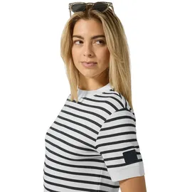 super.natural Kleid Casual Stripe Weiß/Grau XS
