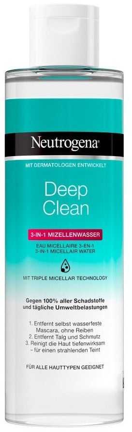 Neutrogena Gesichtswasser Deep Clean 3-in- 1 Mizellenwasser 400 ml