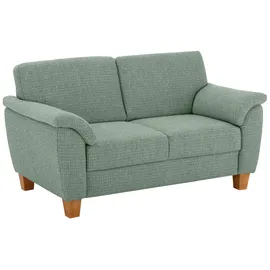 Home Affaire 2-Sitzer »Texel« mit Federkern und Kontrastnaht, Füße Buche eichefarben