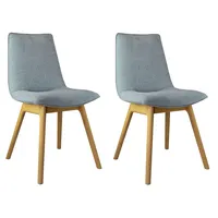 OTTO home Esszimmerstuhl Ramon Polyester blau 2er Set