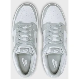 Nike Dunk Low Retro Sneaker, White Lt Smoke Grey White, 44.5 EU