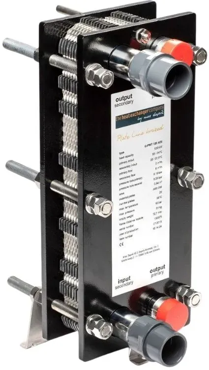 Daprà Plattenwärmetauscher doppelwandig DW-PWT-Plus Titanium,60 kW, 0.861 m2 Fläche
