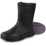 Remisberg Hase Winter-Sicherheitsschlupfstiefel S3 Grönland mit Reißverschluss Größe 48, schwarz