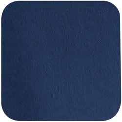 Stil Casa, Set 12 Untersetzer, Polyurethan, 10x10 cm, Farbe blue.