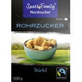 Fairtrade Rohrzucker Würfel braun