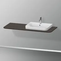 Duravit Happy D.2 Plus 130x55cm, m 1 AS, Beck. re, Nussb geb.