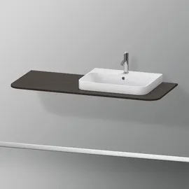 Duravit Happy D.2 Plus 130x55cm, m 1 AS, Beck. re, Nussb geb.