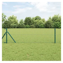 vidaXL Zaunpfosten 3,2 x 120 cm Grün/Stahl