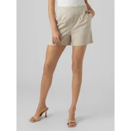 Vero Moda Shorts Jesmilo mit elastischem Bund in Beige-XL