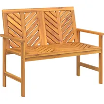 vidaXL Garten-Lounge-Set 2-tlg. Massivholz Akazie braun