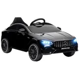 aiyaplay Mercedes-Benz AMG CLA 45 Kinder Elektroauto schwarz (12V)