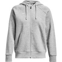 Under Armour Rival Fleece Kapuzenjacke Damen 012 mod gray light heather/white XS