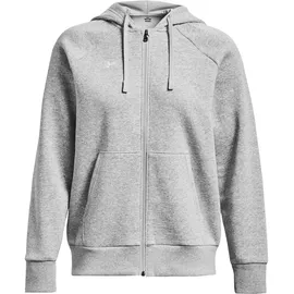 Under Armour Rival Fleece Kapuzenjacke Damen 012 mod gray light heather/white XS