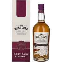 West Cork Port Cask Finish Single Malt 43% vol 0,7 l Geschenkbox