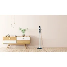 Medion P250 Stabstaubsauger (kabellos, beutellos, Zyklon-Technologie, 250 Watt, 2in1 Stielstaubsauger und Handstaubsauger mit Akku, Staubsensor, HEPA H13, LED Touch Display, Bürstenrolle)