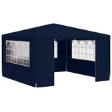 vidaXL Profi-Partyzelt 4 x 4 m inkl. Seitenteile blau