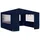 vidaXL Profi-Partyzelt 4 x 4 m inkl. Seitenteile blau