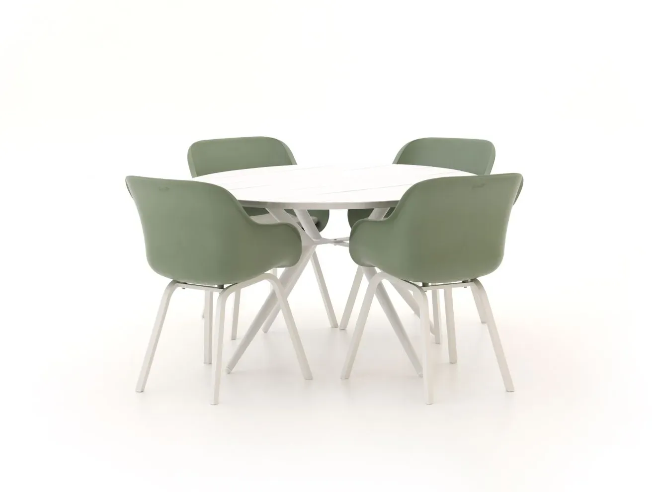 + 10 % Kassenrabatt | Hartman Le Soleil Element/Sora ø 127 cm Gartenmöbel-Set 5-teilig