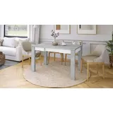 Design Esstisch Tisch Fonte ausziehbar 85 bis 130 cm - Grau