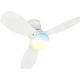 Briloner PAN 60 cm Deckenventilator Weiß