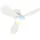 Briloner PAN 60 cm Deckenventilator Weiß