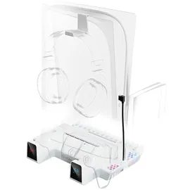 oniverse Nexus 5 Multifunctionele Standaard (PS5/ PS5 Slim) Wit (ONICSMLT-PS5-WHT) (PS5), Weiteres Gaming Zubehör, Weiss