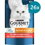 Purina Gourmet Perle Genuss in Sauce mit Rind 52 x 85 g