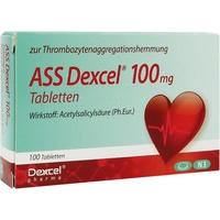 Dexcel Pharma ASS Dexcel 100 mg Tabletten