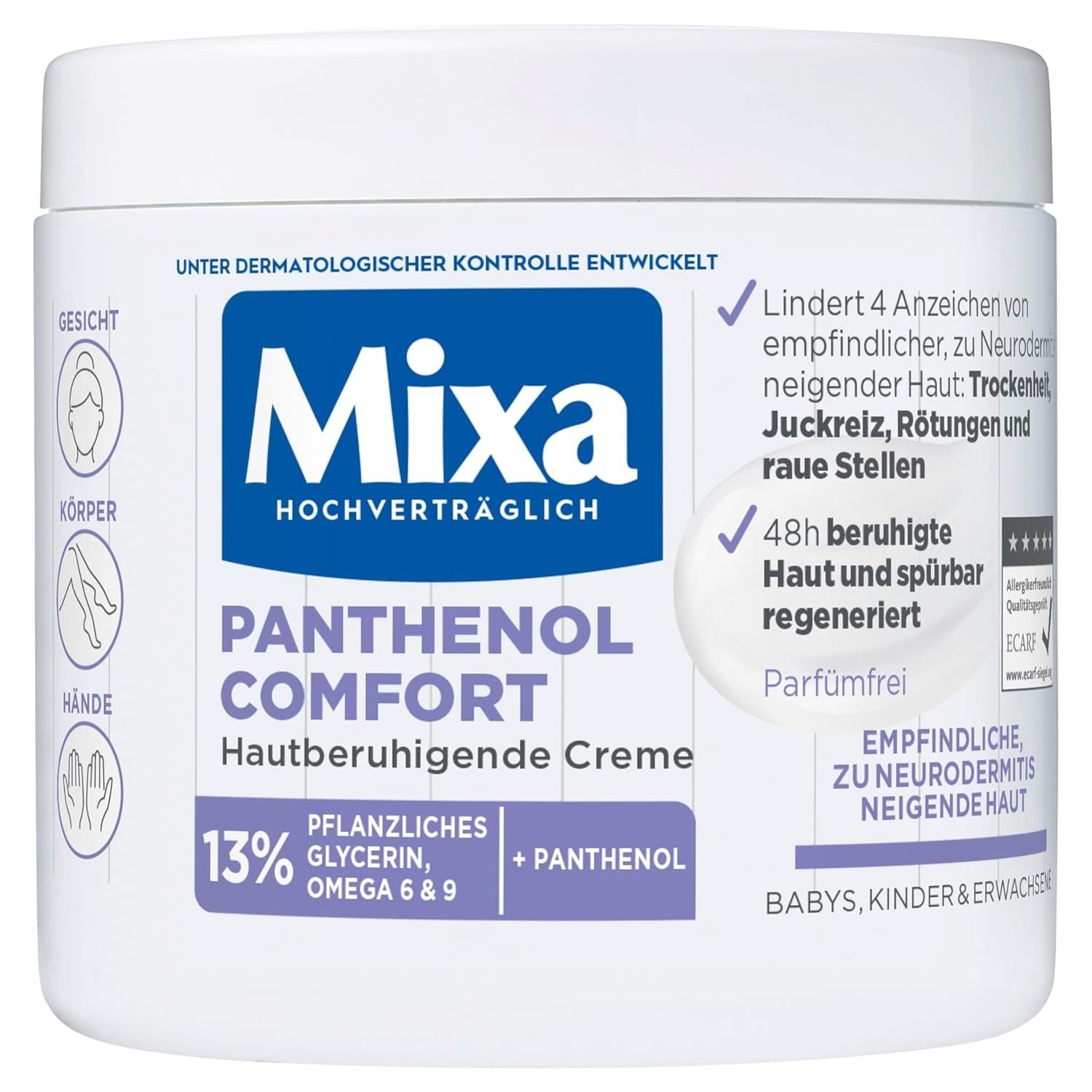 Mixa Panthenol Comfort 400 ml