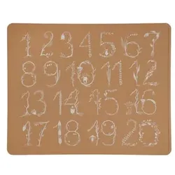 lille VILDE Ess- und Spielset Numbers terracotta