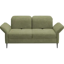 sit&more 3-Sitzer SIT & MORE "Emely, inkl. Sitztiefenverstellung", grün (hellgrün), B:199cm H:92cm T:123cm, 100% Polyester, Sofas, wahlweise mit Bettfunktion, Kopf- & Armteilverstellung