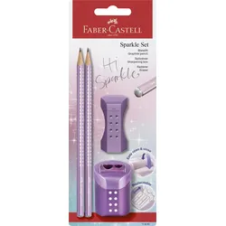 FABER-CASTELL Bleistift-Set Grip Sparkle