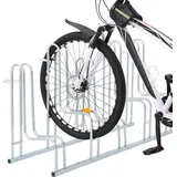 vidaXL Fahrradständer für 5 Fahrräder Freistehend Verzinkter Stahl