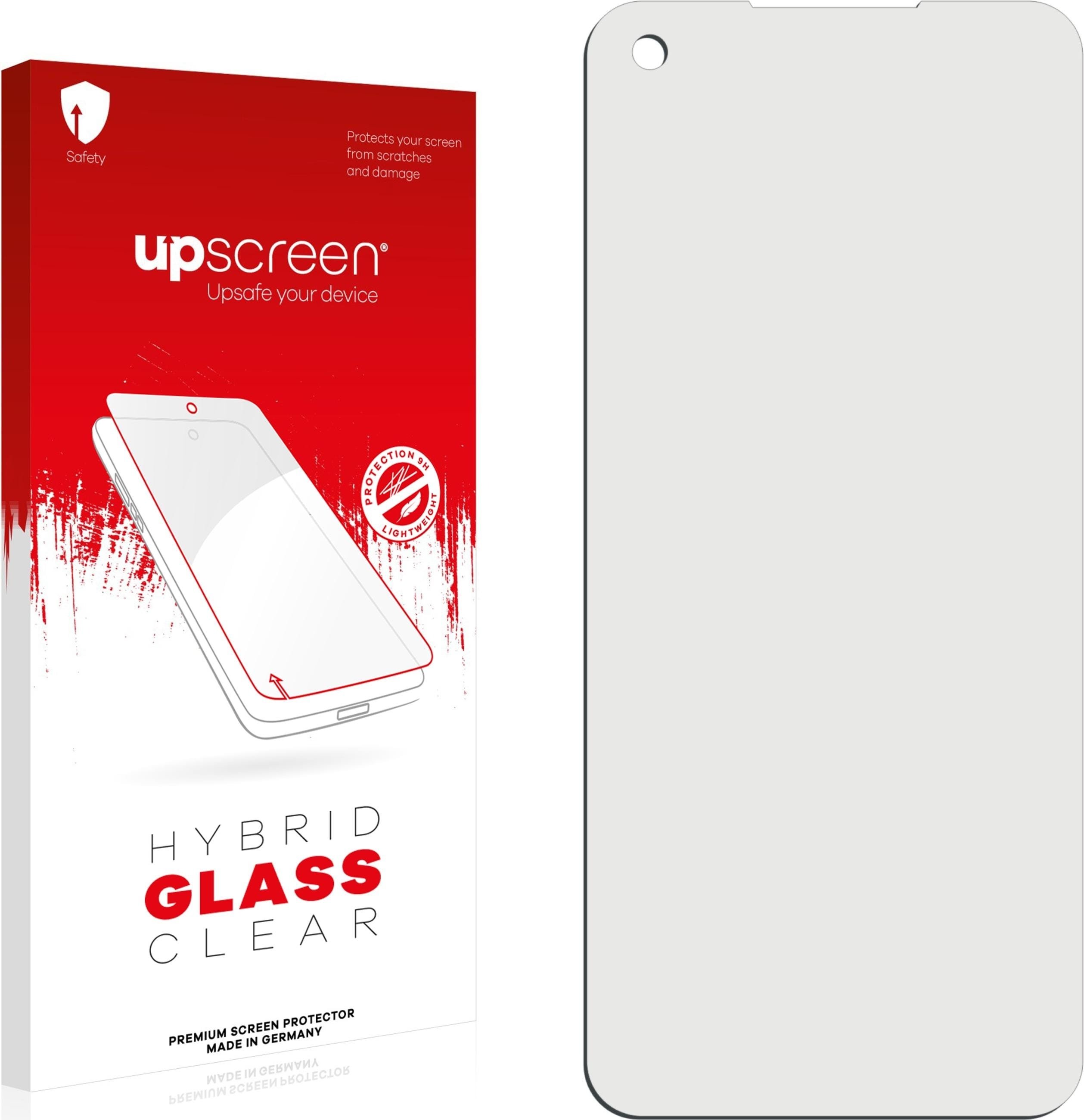 upscreen Hybrid Glass Clear Premium Panzerglasfolie für Asus ZenFone 10 (1 Stück, Asus Zenfone 10), Smartphone Schutzfolie