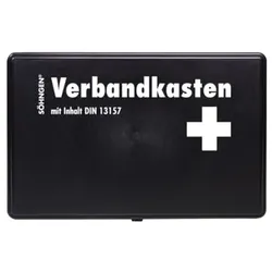 Verbandkasten KIEL, Kunststoff DIN EN 13157 schwarz - schwarz