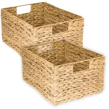 HMF Aufbewahrungskorb 36 x 28 x 20 cm 2-tlg. beige