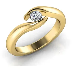 Verlobungsring VR03 585er Gelbgold - 3309