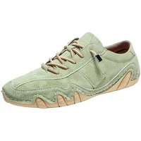 Barfußschuhe Herren Damen Leder Rutschfester Barfuss Schuhe Wasserdichte und Atmungsaktive Ergonomischer Orthopädische Barfussschuhe Low Top Outdoor Bequeme Barefoot Shoes Für Unisex - 39 EU