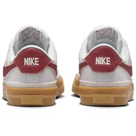 Nike Court Legacy Kinder Weiß/Team Red/Gum Yellow 39