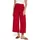 Zero Culotte Weites Bein Rot 38