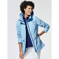 Walbusch Damen Wetterschutz Plus Anorak einfarbig Skyblue 38